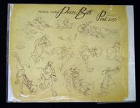 Fine Artwork On Sale Fine Artwork On Sale Widowmaker Photo Stat Model Sheet (Pecos Bill)